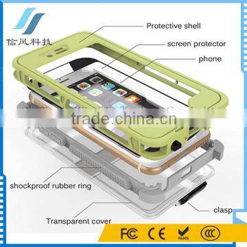 4.7 Inch Universal Glow In Dark Cover Case Waterproof Case for IPhone 6 6S for Swimming Diving photo-3