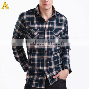 Yarn dyed check men shirts