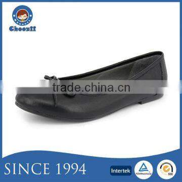 Choozii Wholesale Fashion Any Size Pure Black Dress Shoes for Girls