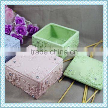 Home Decoration Morden Custom Ceramic Jewelry Packaging Box photo-2