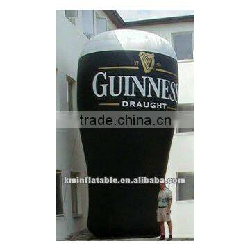 Giant inflatable guinness beer glass