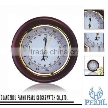 Pearl Wooden Weather Station Table Clock PW976 with hygrometer