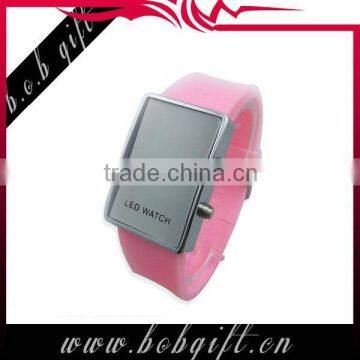 2014 Trendy cheap fashsion LED silicone watch brands for men