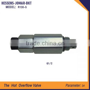 New product diesel overflow valve/fuel overflow valve/oil valve for excavator wirth R130-5