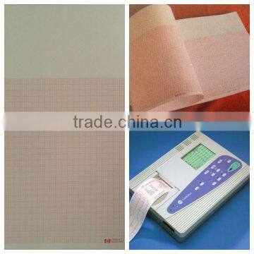 12-Channel ECG Paper / 210mm*300mm-200P Z fold electrocardiograph paper for HP