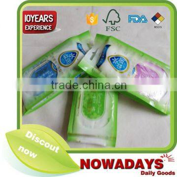 Individual single face cleaning wet wipes