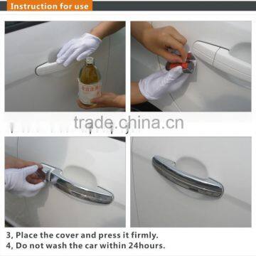 Plastic Chrome Plating Door Handle Cover Plates for Audi Q7 Accessories photo-4