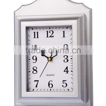 Mini Storage Clock/Plastic Quartz Wall Clock With Hidden Safe