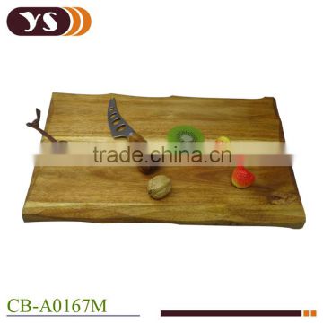 Rectangular meat cutting board