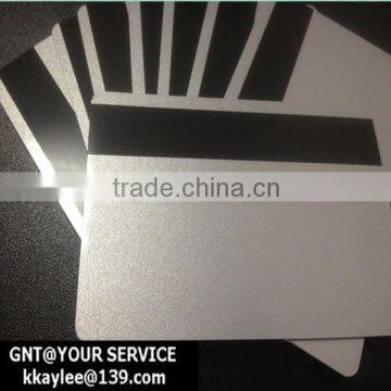 Silver Blank Cards with Magnetic Stripe