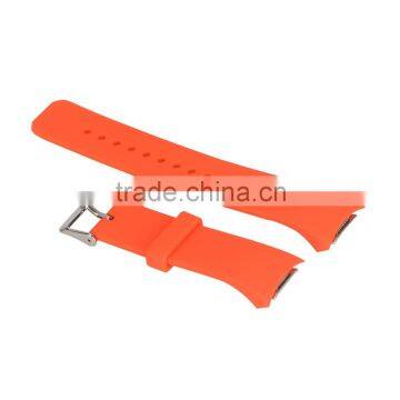 new for samsung gear s2 strap silicone rubber watch band with buckle, China supplier