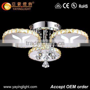 LED Crystal Light modern minimalist bedroom Restaurant ceiling lamps