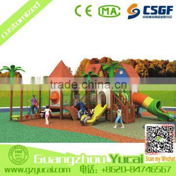new style kids used school outdoor playground equipment slide for sale