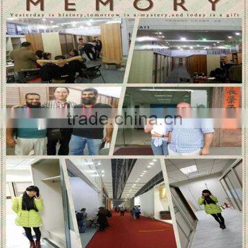 High Quality Glossy Panel Material Sliding Door Wardrobe With Mirror