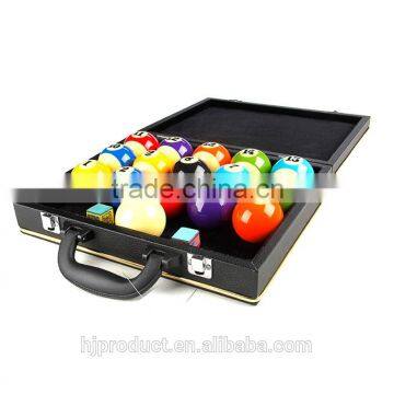 52.5mm(2-1/16") Standard size High quality resin Superior quality case set Crystal Pool ball/ Factory promotion