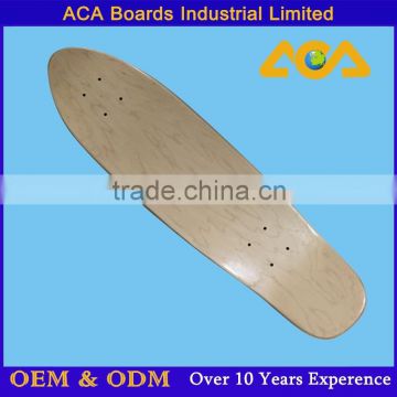 22"x6" 7 plies canadian maple wood fish skateboards