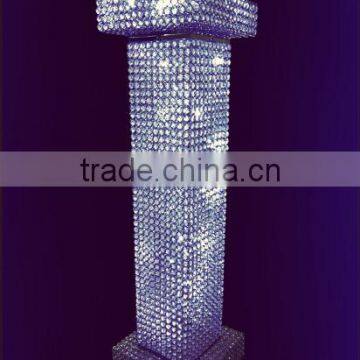 2017 newest crystal mandap for wedding decorations, wedding crystal mandap for sal