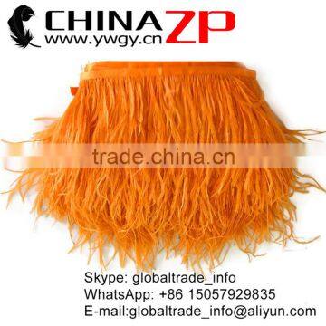 ZPDECOR Trade Assurance Ostrich Feather Size 5-6 Lnch Long Ostrich Feather Trim photo-3