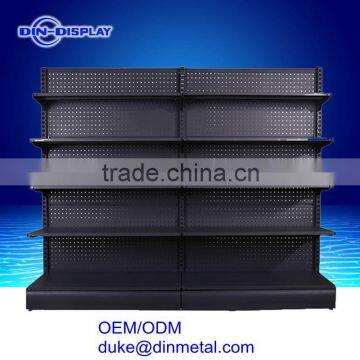 Punched Holes Back Panel Grocery Store Shelf Supermarket Display Rack photo-2