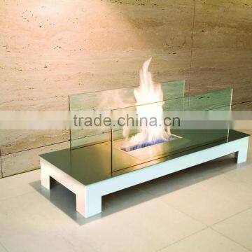 small ethanol table fireplace without remote control