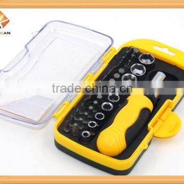 40pcs Ratchet Screwdriver Bit & Socket Set