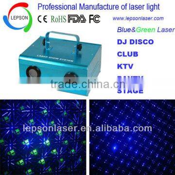 2 head green and blue laser light projector