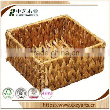 2016 New Design Accept OEM Rustic Hinging Rectangular Wicker Basket no Handles photo-4