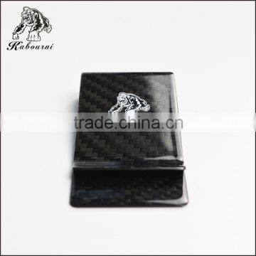 2015 Promotional Custom Carbon Fibre Money Clip 100% Carbon Material photo-3