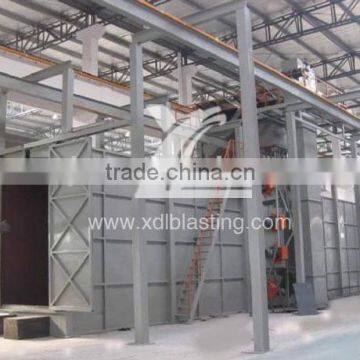 High Efficient Hoist Pass Through Shot Blasting Machine