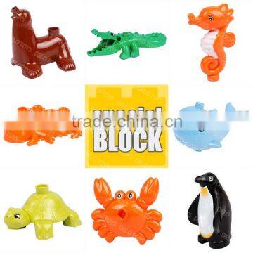 DIY Plastic building blocks random bricks animal set