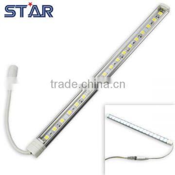 DC12V 14.4W/M Cabinet Series Aluminum LED Lichtleisten Rigid Strip Light With Clear Cover White Color photo-3