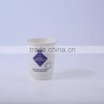 Lvyang LOGO Printed Paper Cups Single/Double/Ripple Wall for Coffee or Tea
