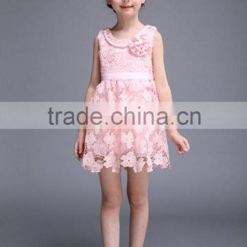 kids summer dress short sleeves dress infant flower girl dresses