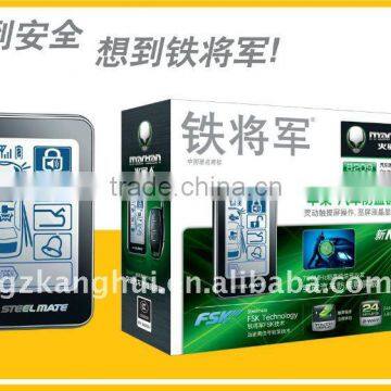 2-way Atuo Car Alarm Security System With Touch Screen Transmitter
