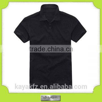 cotton blank wholesales men black polo shirts