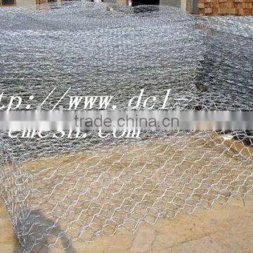 galvanized gabion boxes;stone mesh cage