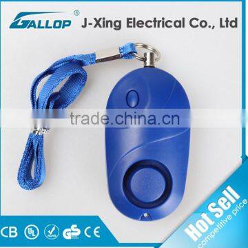 2016 Gallop personal alarm with key ring/personal alarm with light for promotional gift