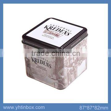 wholesale square coffee tin