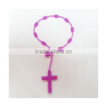 Personalized Silicone Bracelets with Cross