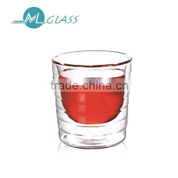 Wholesale handmade glassware cheap clear colored wine glasses with SGS