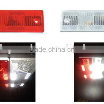 hi vis vehicles red&white rear reflective equipment, side marker reflector