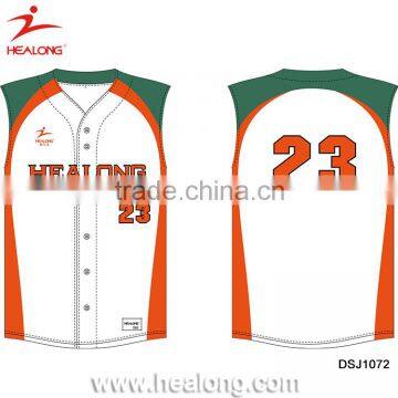 Baseball Games Club Team Customized Sublimation Cheap Softball Jersey Uniform Shirts Wear Suit Set