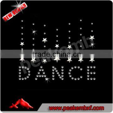 Beautiful Dance Rhinestone Hotfix Motif For T-shirt