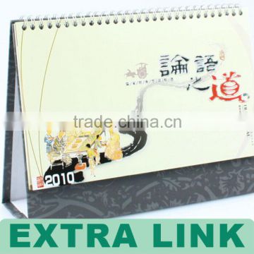 2014 Different Style Customized Design Table Calendar/Table Clock With Calendar