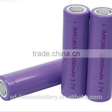 digital battery ion lithium 18650 cylindrical 2200mAh capacity