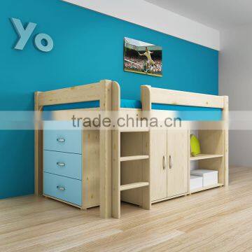 China suppier children bedroom room furniture and kid bunk bed