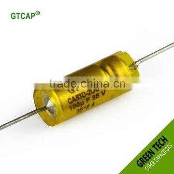 GTCAP Cylindrical Metal Case Wet Tantalum Electrolytic Capacitor Polarity