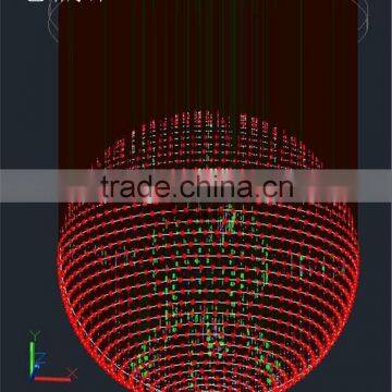 New Develop Chandelier, Unique Shape for Hotel Lobby