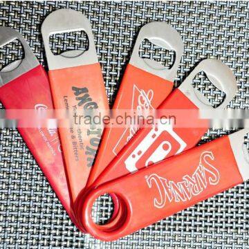 Promotional gift PVC material ring bottle opener