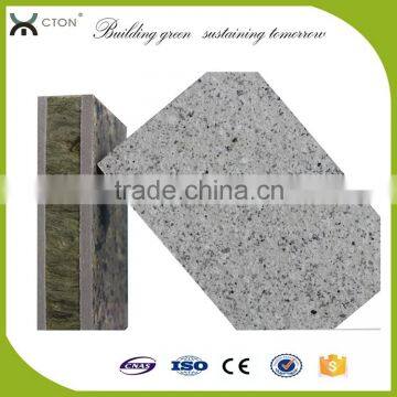 exterior wall cladding rock wool sanwich panel decorative insulation wall board